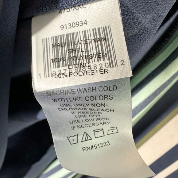 Vince Camuto Sleeveless Asymmetrical Hem Striped
Dress Size XXL - Picture 7 of 10